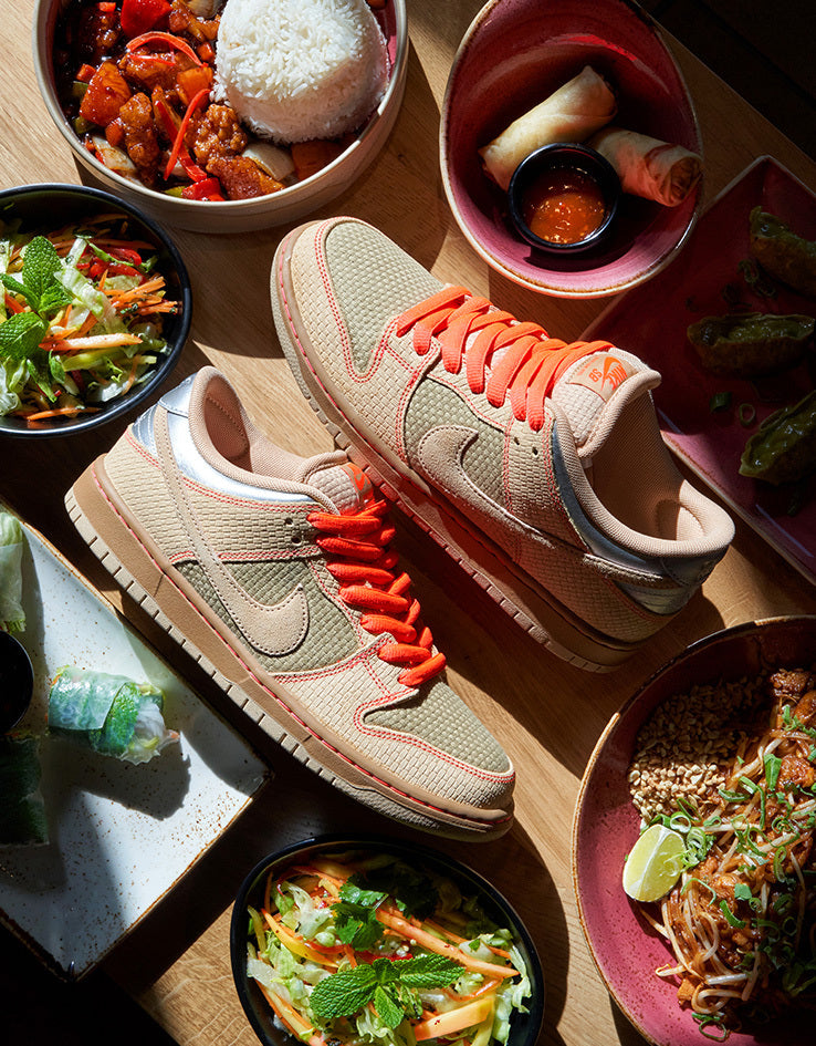 NIKE SB DUNK LOW CONCEPTS 25cm 国内正規品 Nike SB 'Som Tum' Dunk Low Pro Skate Shoes - Canvas/Vachetta Tan