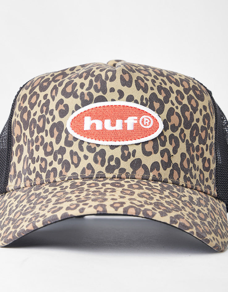 HUF Safari Trucker Cap - Leopard – Route One