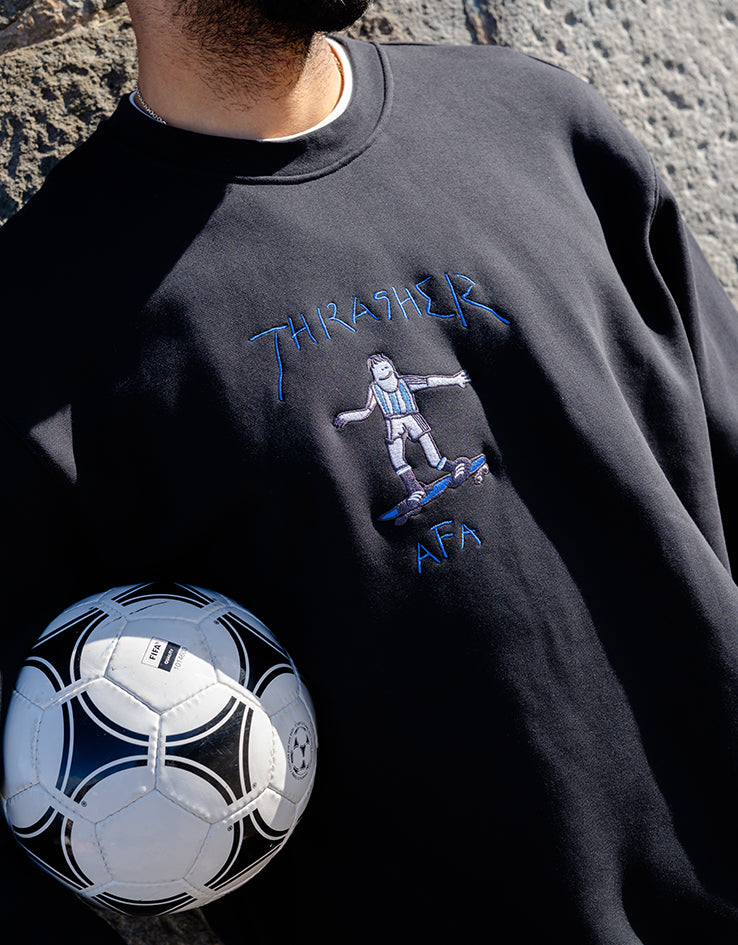 adidas x Thrasher x AFA Gonz Crewneck - Black – Route One