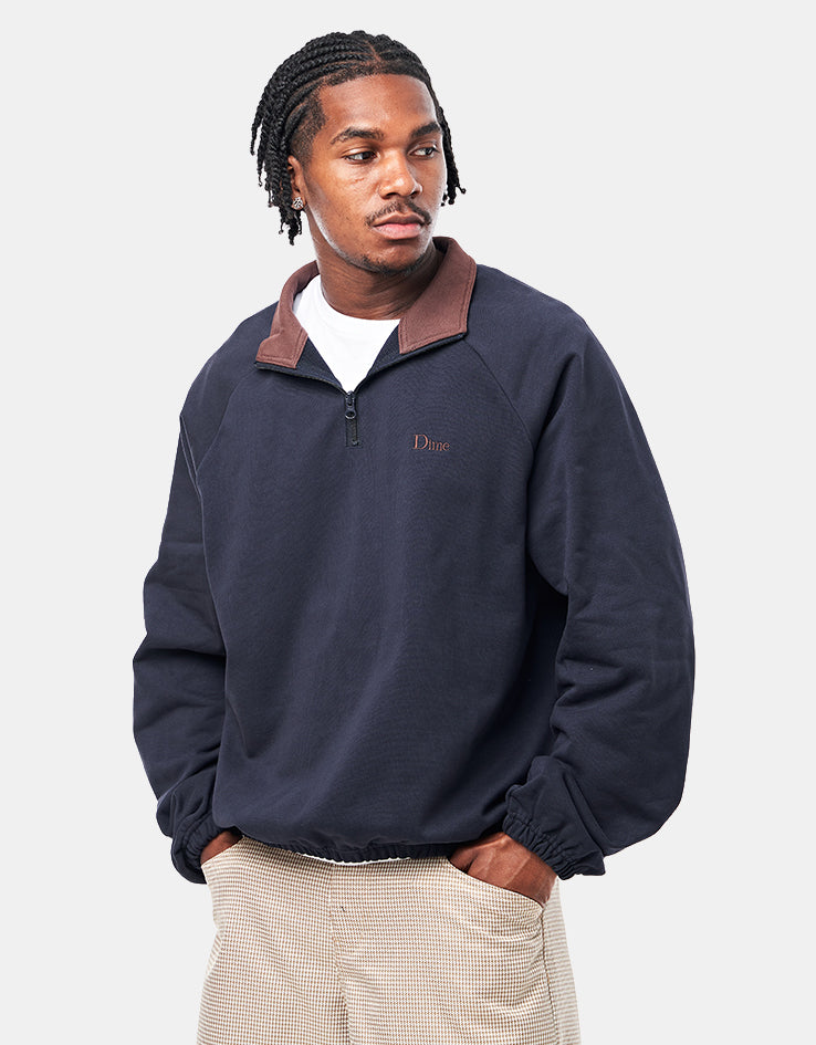 Dime MTL Classic Terry Quarter Zip - Navy – Route One