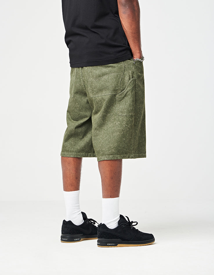 Dime MTL Classic Denim Shorts - Electric Green – Route One