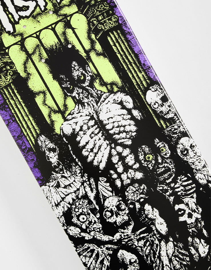 Zero x Misfits Earth A.D. GITD Skateboard Deck - 8.5