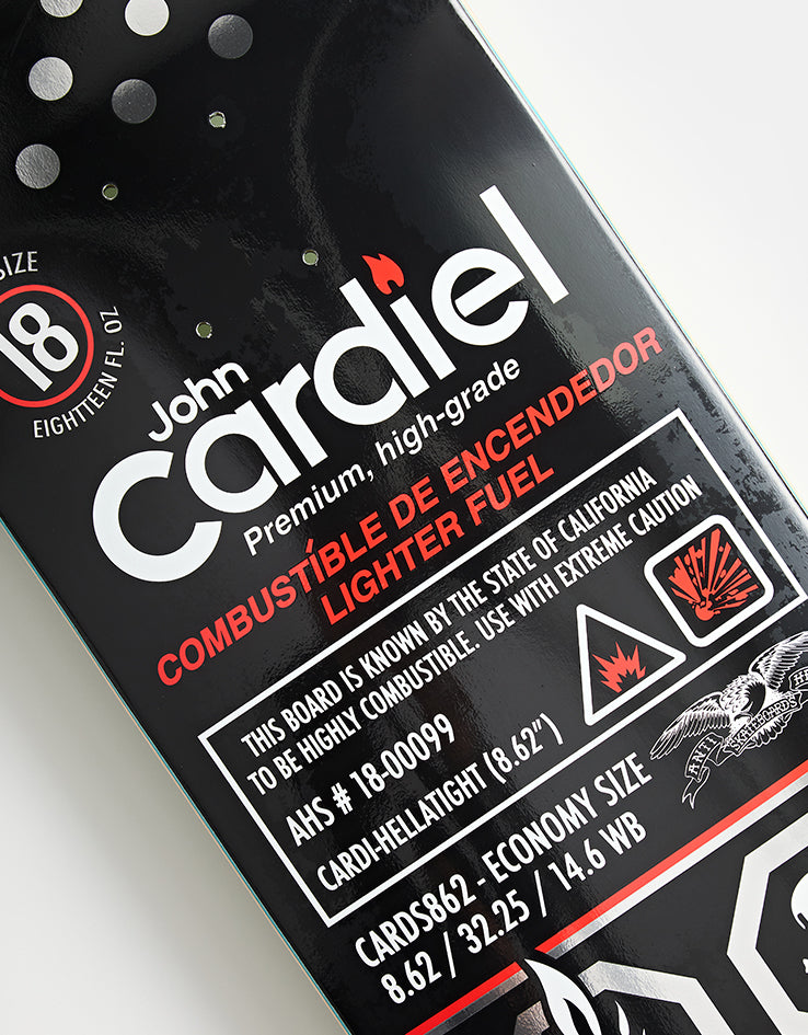 Anti Hero Cardiel Fueled Up Skateboard Deck - 8.62", view 4