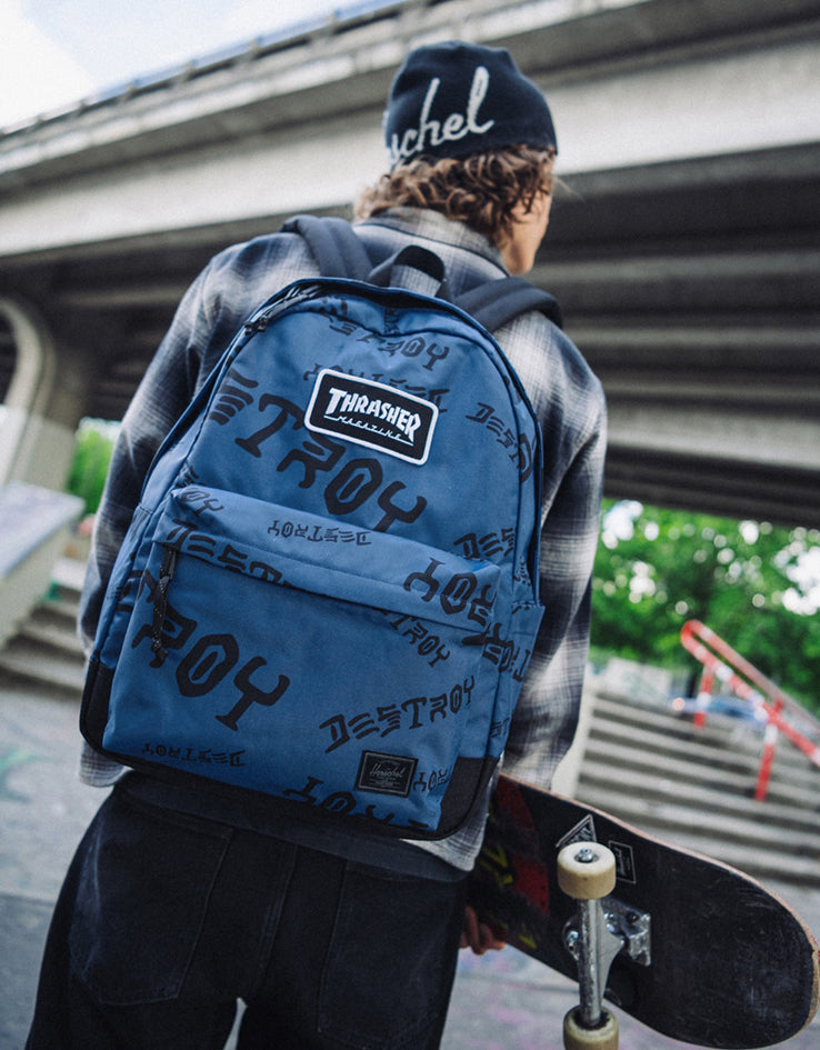 Herschel x Thrasher Classic™ XL Backpack Nylon - Oceana/Dark Navy