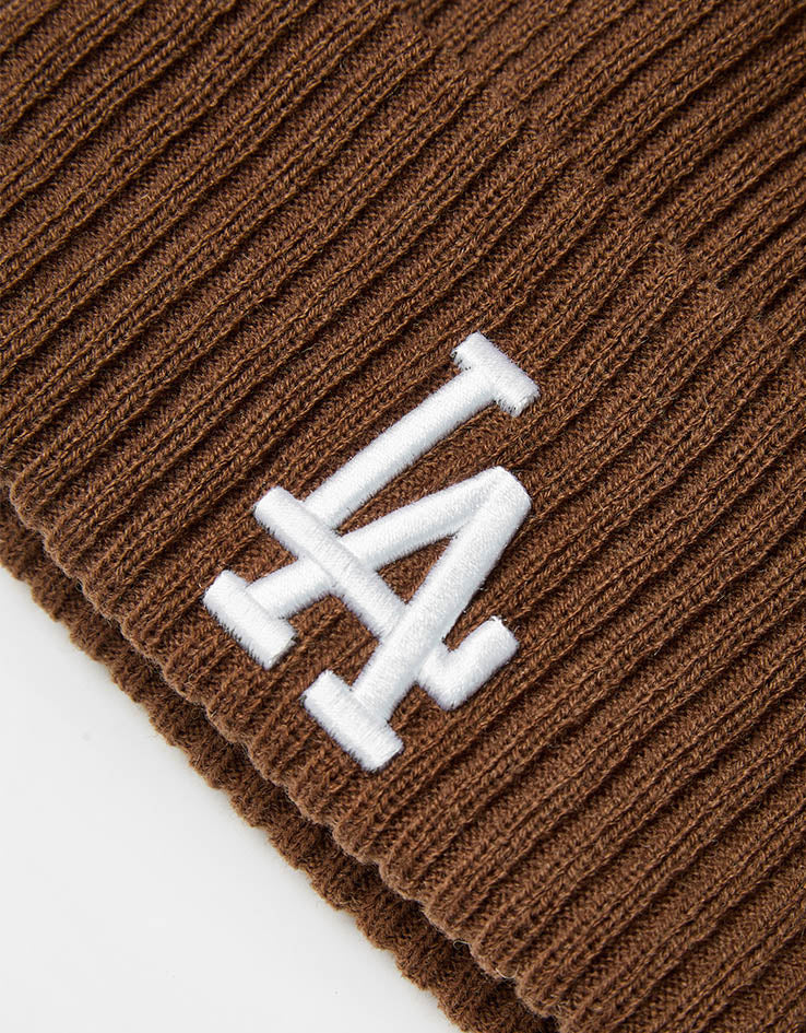 New Era Los Angeles Dodgers Wide Cuff Beanie - Deep Auburn – Route One