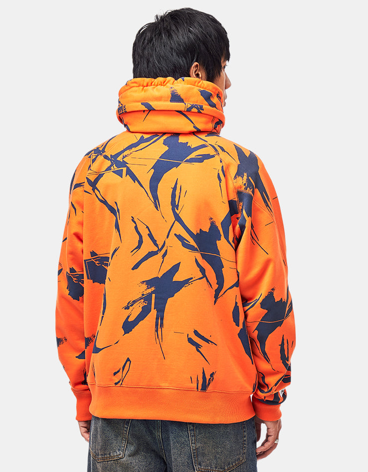 Addict x SHE One Method Zip Hoodie - Orange/Blue, view 4