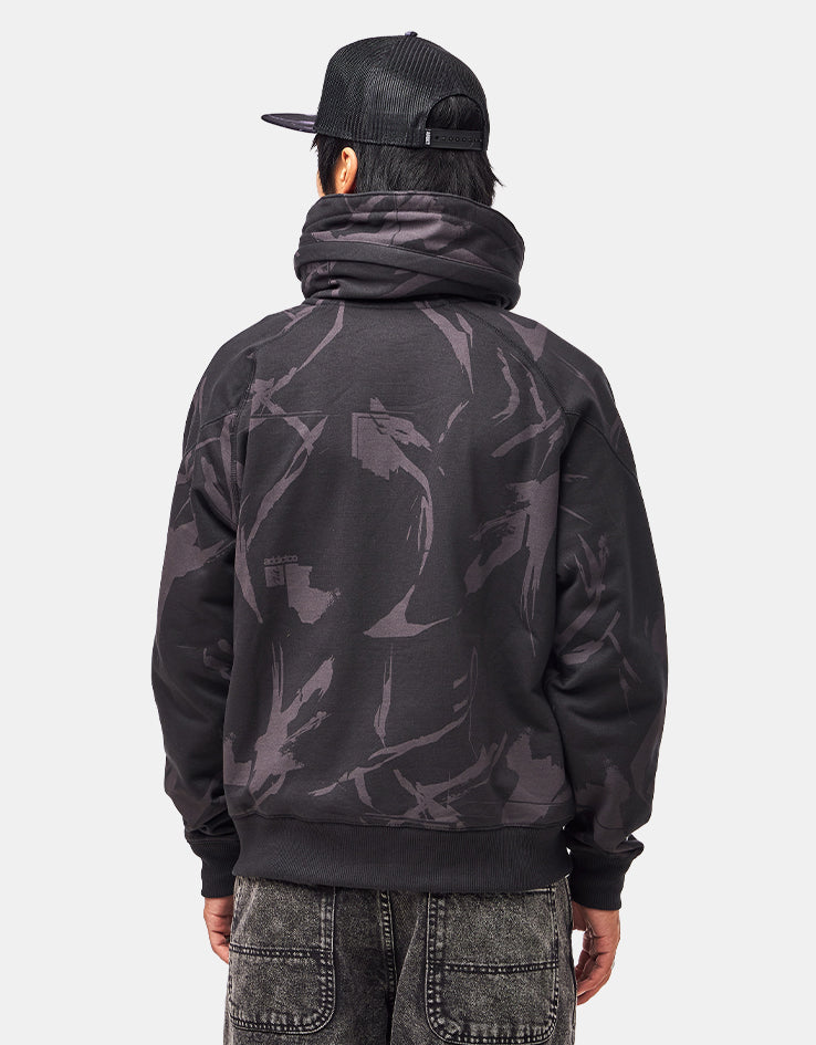 Addict x SHE One Method Zip Hoodie - Black/Grey, view 3