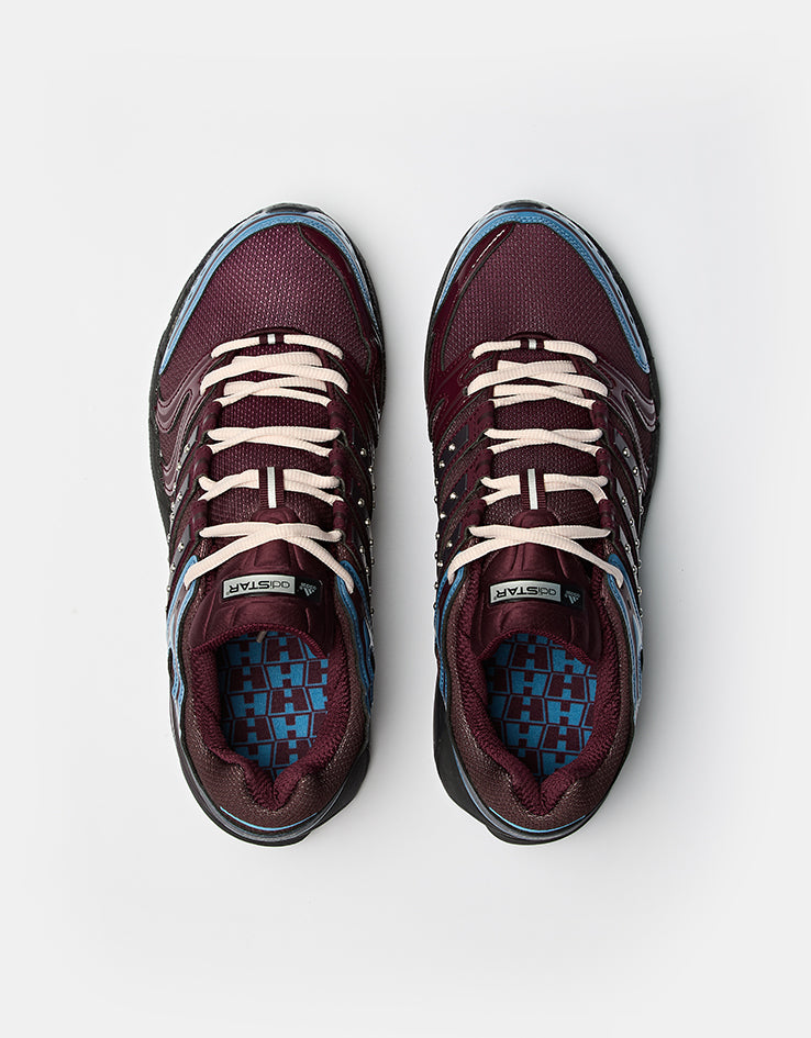 adidas x Hardies Adistar Control 5 Shoes - Aurora Ruby/Maroon/Dusky Ink, view 4