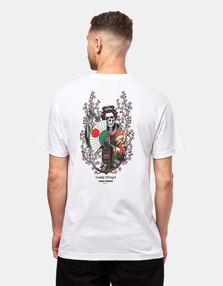 【sublations】SAKURA OILED TEE-SHIRT Powell Peralta Sakura Yosozumi Samurai T-Shirt - White – Route One