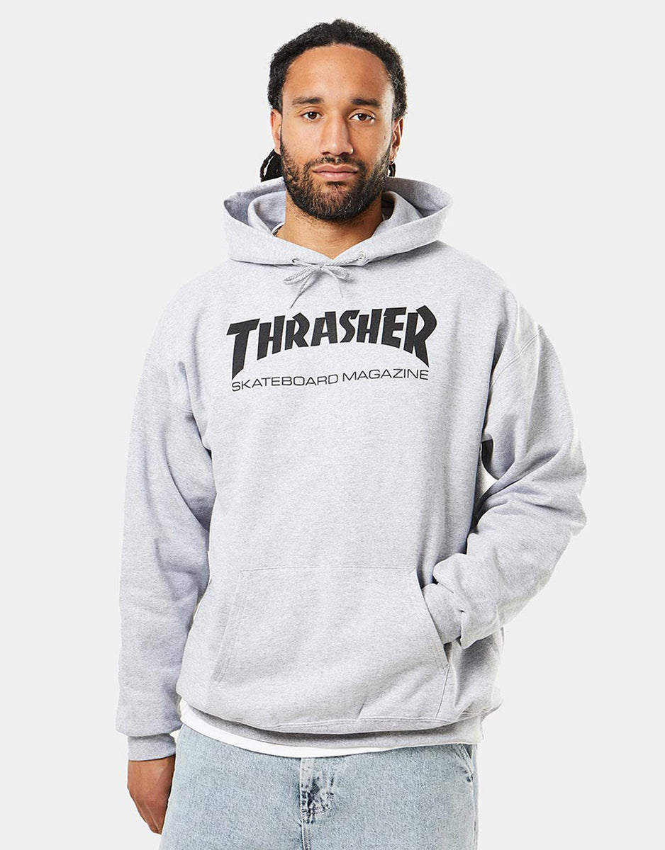 Thrasher Skate Mag Pullover Hoodie Heather Grey – Route One