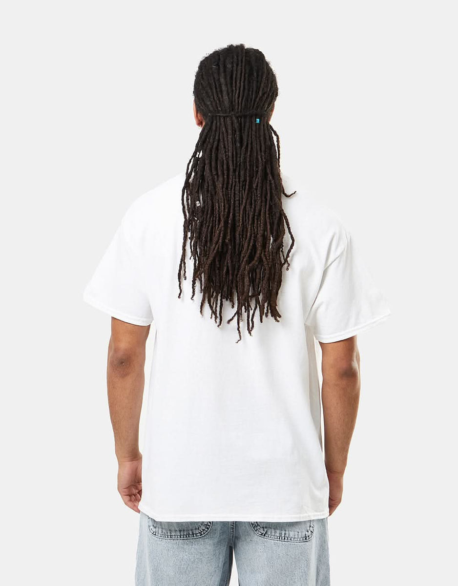Thrasher Flame Logo T-Shirt - White – Route One