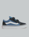 Vans Old Skool V Kids Skate Shoes - Navy