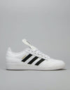 adidas Busenitz Pro Skate Shoes - White/Core Black/ Gold Met.