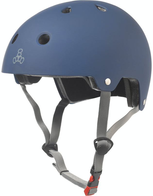 Triple 8 Brainsaver EPS Helmet - Blue Rubber