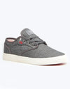 Globe Motley Skate Shoes - Black Tweed/Red