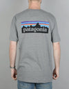 Patagonia P-6 Logo Pocket T-Shirt - Gravel Heather