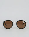 Glassy Sunhater Lincoln Sunglasses - Black/Brown