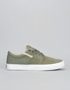 Supra Stacks Vulc II Skate Shoes - Olive/White