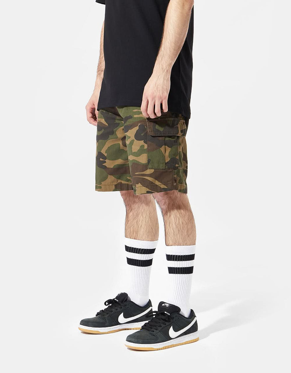 Route One Slim Cargo Shorts Camo