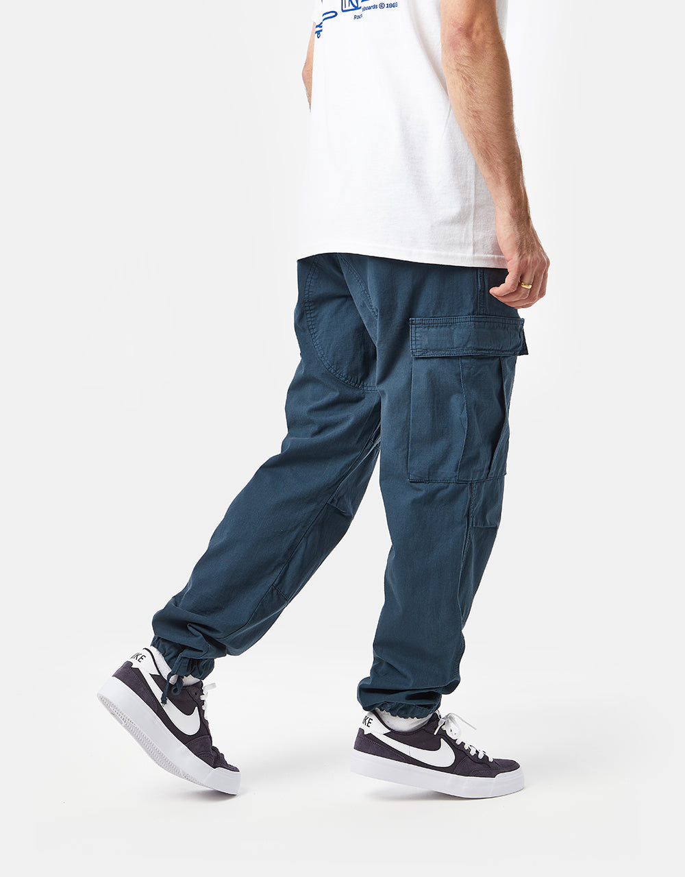 Route One Cargo Pants - Navy