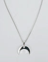 Midvs Co 18K Gold Plated Luna Necklace - White Gold