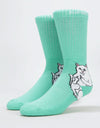 RIPNDIP Lord Nermal Socks - Mint