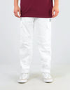 adidas TJ Cargo Pants - White/Collegiate Green