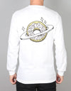 Skateboard Café Planet Donut L/S T-Shirt - White