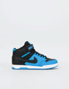 Nike SB Mogan Mid 2 Kids Skate Shoes - Photo Blue/Black/White