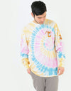 RIPNDIP Nermal Pills L/S T-Shirt - Gold Rainbow Wash