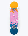 Route One Pixwirl Complete Skateboard - 8"