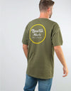 Brixton Wheeler II S/S Standard T-Shirt - Olive