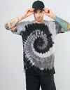 HUF OG Logo Spiral Wash T-Shirt - Black