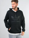 adidas Clima 3.0 Pullover Hoodie - Black/Black