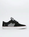 Etnies Barge LS Skate Shoes - Black/Dark Grey/Silver