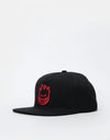 Spitfire Bighead Snapback Cap - Black