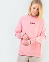 Fila Womens Lorella Oversized Sweatshirt - Pink Shadow/Tibetan Red