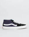 Vans Sk8-Mid Skate Shoes - (Retro Skate) Black/Mysterioso