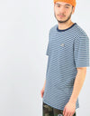 Nike SB Stripe T-Shirt - White/Obsidian/White