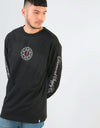 Girl x Diamond Supply Co. Simplicity Script L/S T-Shirt - Black