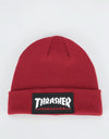 Thrasher Logo Patch Beanie - Maroon