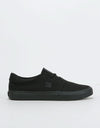 DC Trase TX Skate Shoes - Black/Black/Black
