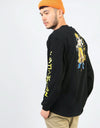 Primitive x Dragon Ball Z Super Saiyan Goku L/S T Shirt - Black