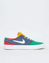 Nike SB Zoom Janoski RM Skate Shoes - Lucid Green/White-Obsidian