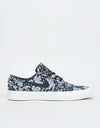 Nike SB Zoom Janoski RM Canvas Skate Shoes - Black/White-Vast Grey-Gum