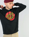 Santa Cruz Classic Dot Pullover Hoodie - Black