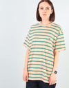 Carhartt WIP Womens Houston Oversized Pocket T-Shirt - Peach (Stripe)