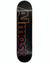 Almost Faded Outline Skateboard Deck - 8"