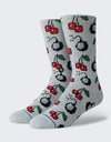 Stance Classic Crew Cherri Bomb Socks - Heather Grey