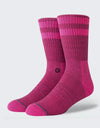 Stance Classic Crew Joven Socks - Neon Pink